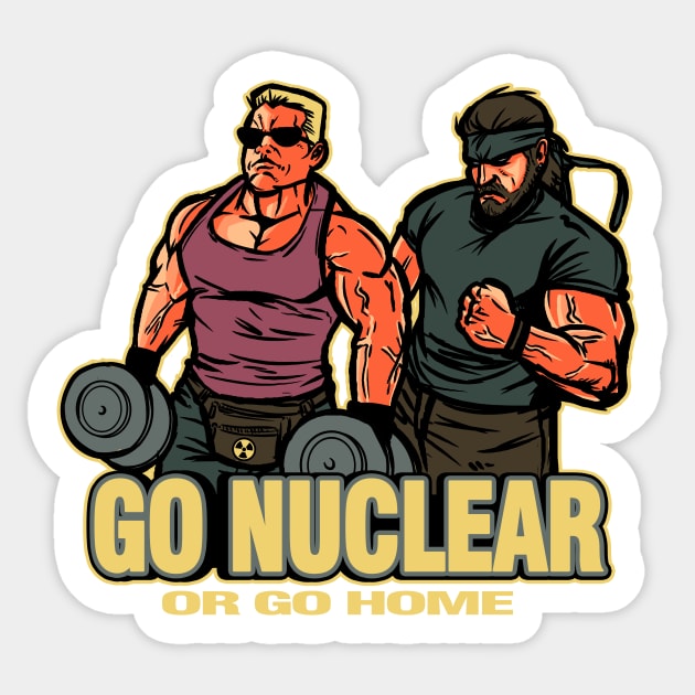 Go Nuclear Sticker by AndreusD